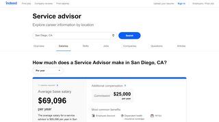 
                            13. Average Service Advisor Salaries in San Diego, CA | Indeed.com