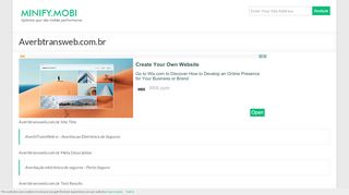 
                            11. averbtransweb.com.br - AverbTransWeb - Minify.mobi