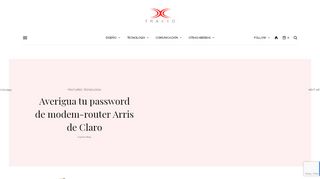 
                            5. Averigua tu password de modem-router Arris de Claro - Traxxo