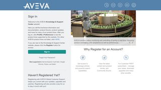 
                            1. AVEVA Global Customer Support - Login