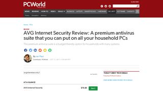 
                            5. AVG Internet Security Review: A premium antivirus suite ...