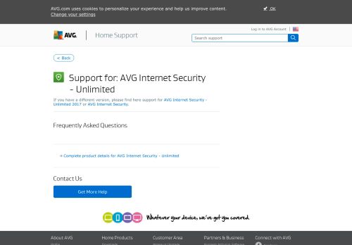 
                            6. AVG Internet Security - Unlimited | Official AVG Support