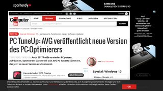 
                            7. AVG PC TuneUp in neuer Version - COMPUTER BILD