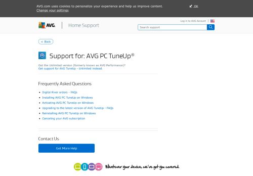 
                            8. AVG PC TuneUp® | Official AVG Support