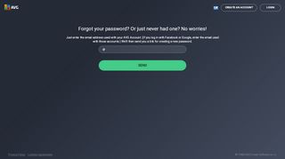 
                            10. AVG | Resend Password - AVG MyAccount