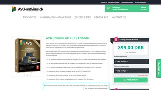 
                            4. AVG Ultimate - AVG-Antivirus.dk