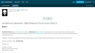 
                            3. AviaBitcoin Network / ABN Network Ponzi Scam (Part 1): ...