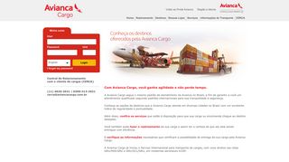 
                            9. Avianca Cargo | Transporte de cargas e encomenda aérea