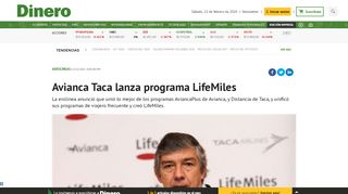 
                            12. Avianca Taca lanza programa LifeMiles - Dinero