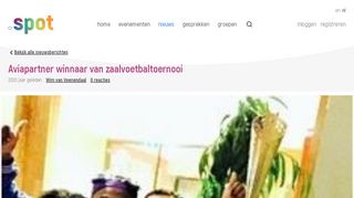 
                            10. Aviapartner winnaar van zaalvoetbaltoernooi - Nieuws - Spot Schiphol