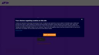 
                            3. Avid | Login - Avid Master Account