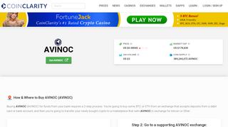 
                            13. AVINOC | Coin Clarity