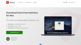 
                            5. Avira Free Antivirus Mac - The best antivirus for Apple OSX