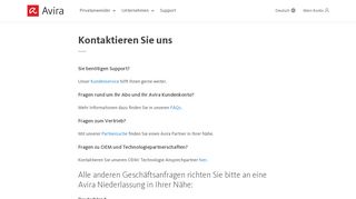 
                            4. Avira Kontakt