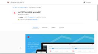 
                            5. Avira Password Manager - Google Chrome