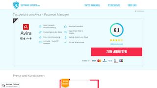 
                            11. Avira – Passwort Manager – Software-Experte.com