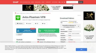 
                            5. Avira Phantom VPN Download – kostenlos – CHIP