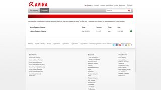 
                            11. Avira RegistryCleaner - Download