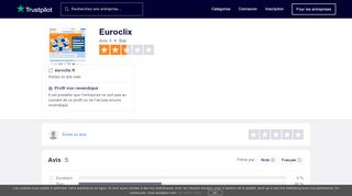 
                            8. Avis de Euroclix | Lisez les avis clients de euroclix.fr - Trustpilot