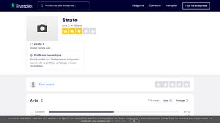 
                            9. Avis de Strato | Lisez les avis clients de strato.fr - Trustpilot