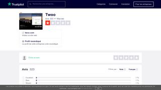 
                            7. Avis de Twoo | Lisez les avis clients de twoo.com - Avis Trustpilot