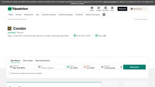 
                            7. Avis et vols sur Condor - TripAdvisor