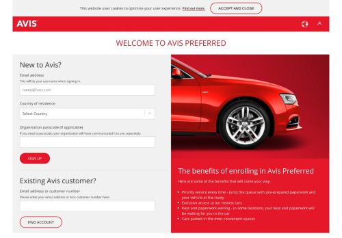 
                            5. Avis Preferred - Accueil - Location de voitures en Europe