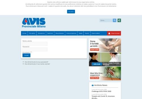 
                            13. Avis Provinciale Milano - Area Intranet