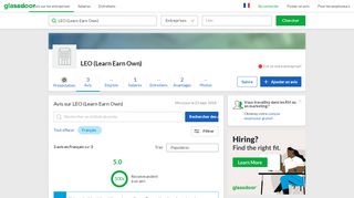 
                            4. Avis sur LEO (Learn Earn Own) | Glassdoor.fr