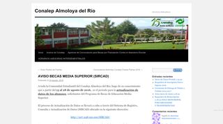 
                            6. AVISO BECAS MEDIA SUPERIOR (SIRCAD) | Conalep Almoloya ...