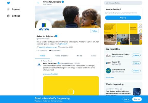 
                            5. Aviva for Advisers (@Aviva4Advisers) | Twitter