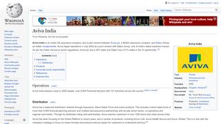 
                            9. Aviva India - Wikipedia