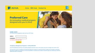 
                            12. Aviva Pcpcare Medical Program-Clinic Login