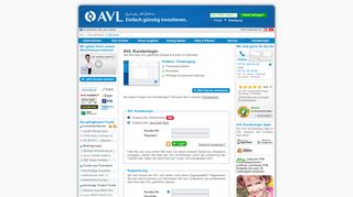 
                            12. AVL Kundenlogin - Alle Investments im Überblick