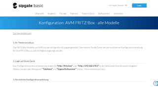 
                            7. AVM FRITZ!Box - alle Modelle - Konfigurationsanleitung für Ihr Telefon ...