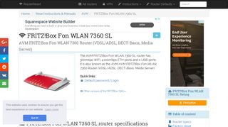 
                            5. AVM FRITZ!Box Fon WLAN 7360 SL Default Password & Login ...