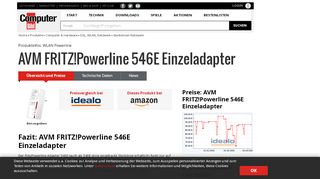 
                            9. AVM FRITZ!Powerline 546E - COMPUTER BILD