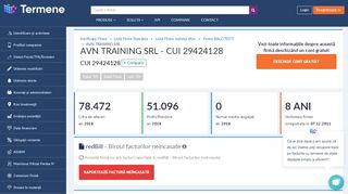 
                            10. AVN TRAINING SRL din Str. VIITORULUI 6/7 BALOTEŞTI | CUI ...