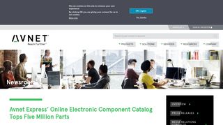 
                            2. Avnet Express' Online Electronic Component Catalog Tops Five ...