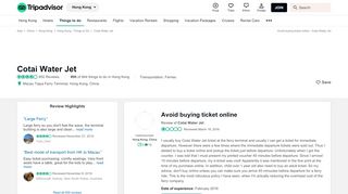 
                            8. Avoid buying ticket online - Review of Cotai Water Jet ... - TripAdvisor