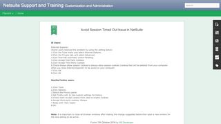 
                            3. Avoid Session Timed Out Issue in NetSuite | Netsuite Support and ...
