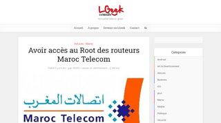 
                            11. Avoir accès au Root des routeurs Maroc Telecom - LGeek