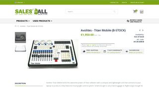 
                            8. Avolites - Titan Mobile (B-STOCK) | Sales-All