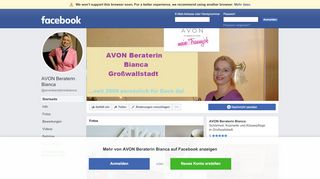 
                            7. AVON Beraterin Bianca - Startseite | Facebook