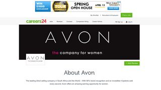 
                            2. Avon Jobs and Vacancies - Careers24