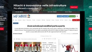 
                            10. Avon scivola sui venditori porta a porta - MilanoFinanza.it