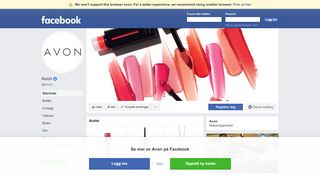 
                            12. Avon - Startside | Facebook