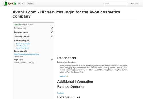 
                            3. AvonHr.com - HR services login for the Avon cosmetics company ...