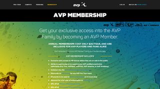 
                            2. AVP Membership | AVP Beach Volleyball