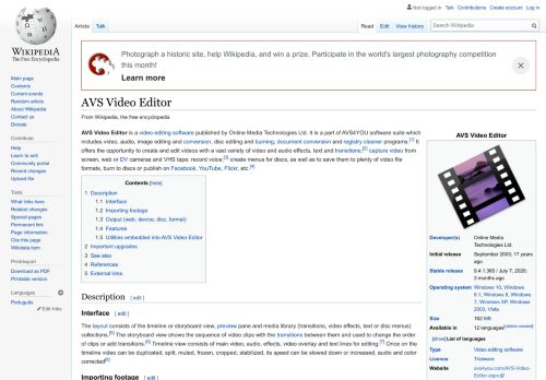 
                            11. AVS Video Editor - Wikipedia